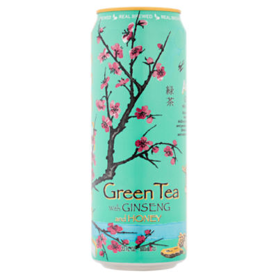 AriZona Green Tea with Ginseng and Honey, 23 fl oz, 23 Fluid ounce