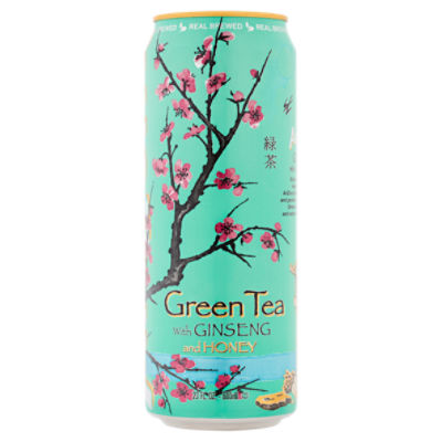 AriZona Green Tea with Ginseng and Honey, 23 fl oz - The Fresh Grocer