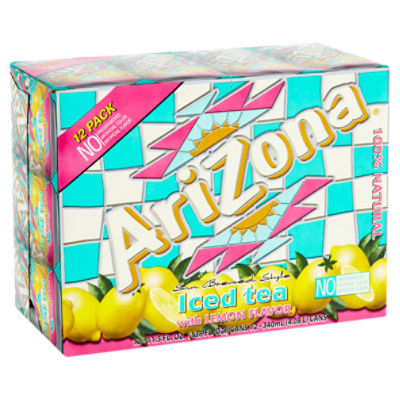 AriZona Sun Brewed Style Iced Tea with Lemon Flavor, 11.5 fl oz
