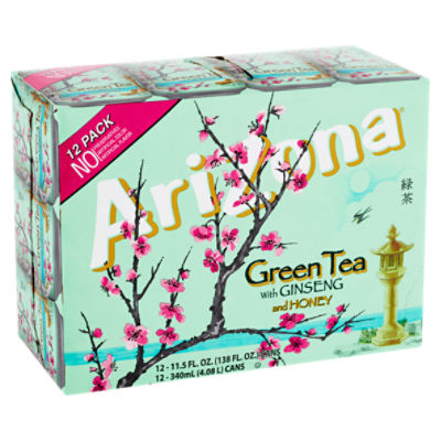 AriZona Hard Iced Green Tea 12 pack 12 oz. Can
