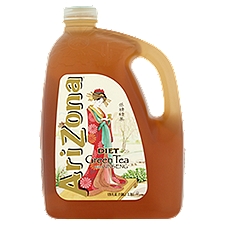 AriZona Diet with Ginseng, Green Tea, 128 Fluid ounce
