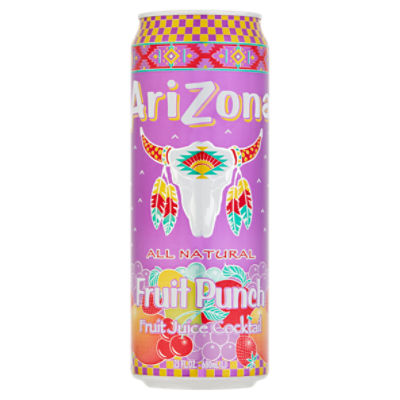 AriZona Fruit Punch Fruit Juice Cocktail, 23 fl oz, 23 Fluid ounce