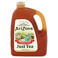 AriZona Real Brewed Unsweetened Just Tea, 128 fl oz, 128 Fluid ounce