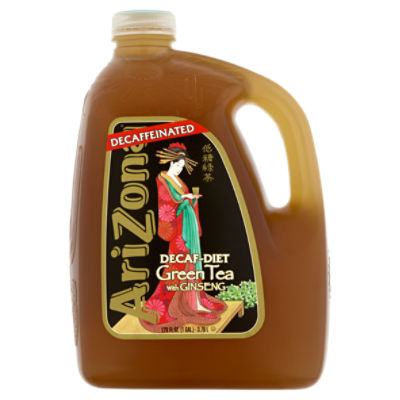AriZona Decaf-Diet Green Tea with Ginseng, 128 fl oz