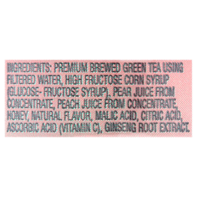 AriZona Green Tea with Ginseng & Peach Juice, 23 fl oz