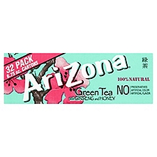 Arizona Ginseng and Honey, Green Tea, 216 Fluid ounce