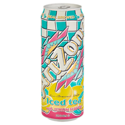 AriZona Sun Brewed Style Iced Tea with Lemon Flavor, 23 fl oz, 23 Ounce