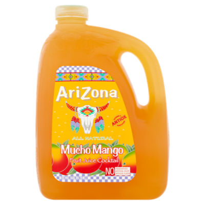 AriZona Mucho Mango Fruit Juice Cocktail, 128 fl oz, 128 Fluid ounce