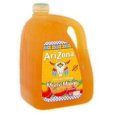 AriZona Fruit Juice Cocktail, Mucho Mango, 128 Fluid ounce