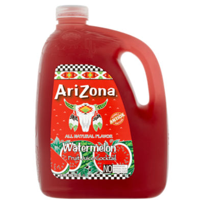 AriZona Watermelon Fruit Juice Cocktail, 128 fl oz, 128 Fluid ounce
