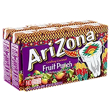 AriZona Fruit Punch Fruit Juice Cocktail, 6.75 fl oz, 8 count, 54 Fluid ounce