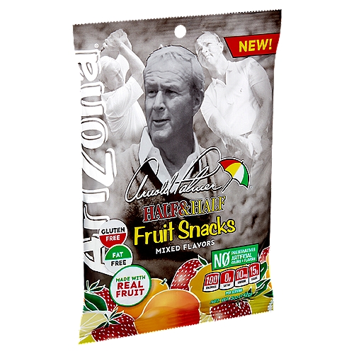 AriZona Arnold Palmer Half & Half Mixed Flavors Fruit Snacks, 5 oz
Game-Changing Flavors
☑ Original
☑ Strawberry
☑ Mango
☑ Peach