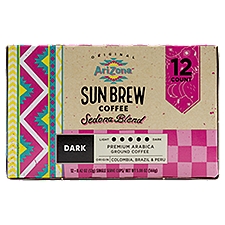 AriZona Sun Brew Coffee Sedona Blend, 0.42 oz, 12 count