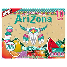 AriZona Mixed Fruit Snacks, 0.9 oz, 10 count, 0.9 Ounce