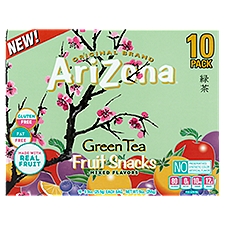 AriZona Fruit Snacks, Mixed Flavors Green Tea, 9 Ounce