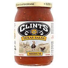 Clint's Salsa - Texas Medium, 16 Ounce