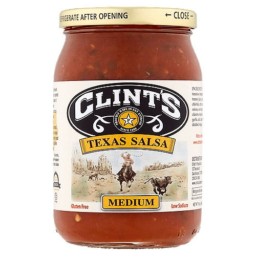 Clint's Medium Texas Salsa, 16 oz
