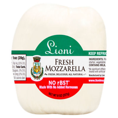 Lioni Fresh Mozzarella, 8 oz