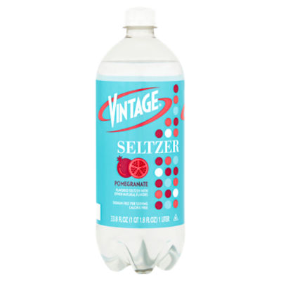 Vintage Pomegranate Seltzer, 33.8 fl oz