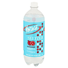 Vintage Seltzer, Pomegranate Flavored, 33 Fluid ounce