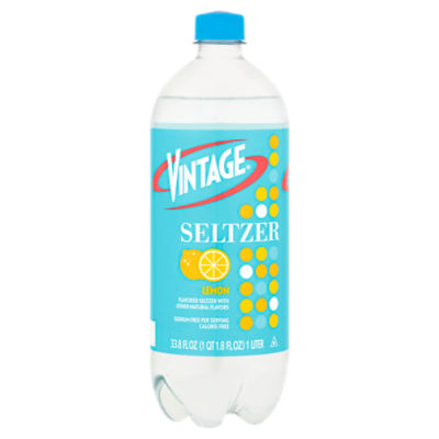 Vintage Lemon Seltzer, 33.8 fl oz