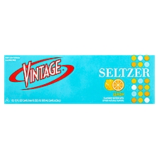 Vintage Lemon Seltzer, 12 fl oz, 12 count