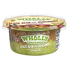 Wholly Guacamole Black Bean Dip And Homestyle Guacamole, 284 Gram