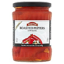 Marco Polo Roasted Peppers with Garlic, 19.3 oz