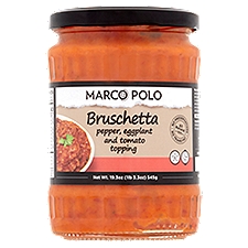 Marco Polo Bruschetta Pepper, Eggplant and Tomato Topping, 19.3 oz