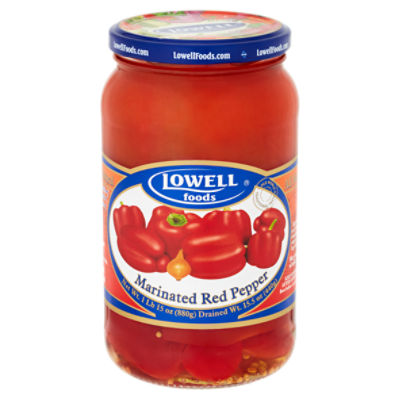 Lowell Foods Marinated Red Pepper, 1 lb 15 oz