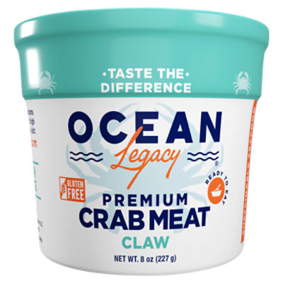 Ocean Legacy Claw Crab Meat, 8 oz