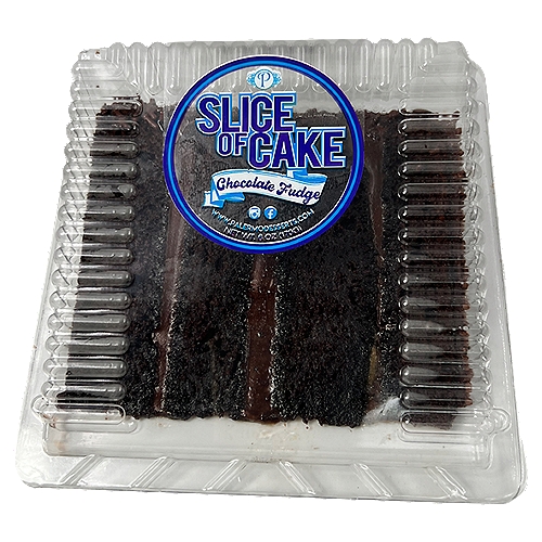 Palermo Desserts Chocolate Fudge Cake Slice, 6 oz, 6 count
Four Layers of Chocolate Cake, Filled and Frosted with Chocolate Fudge, Coated with Chocolate Sprinkles