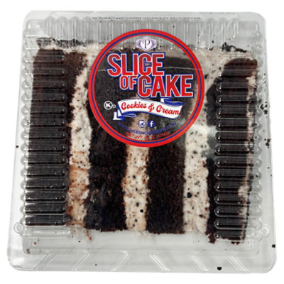 Palermo Desserts Cookies & Cream Cake Slice, 6 oz, 6 count