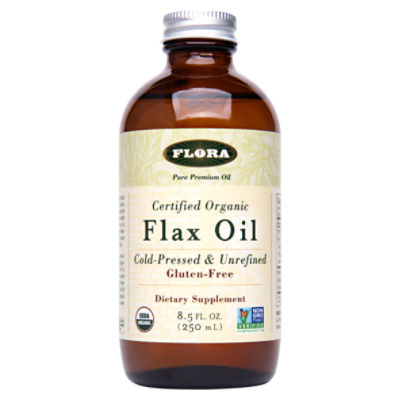 Flora Certified Organic Flax Oil Dietary Supplement, 8.5 fl oz