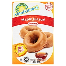 Kinnikinnick Maple Glaze Donuts, 6 count, 11.3 oz