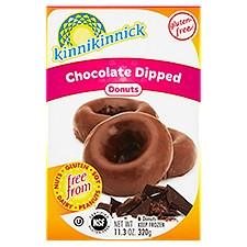 Kinnikinnick Chocolate Dipped Gluten-Free Donuts, 6 count, 11.3 oz