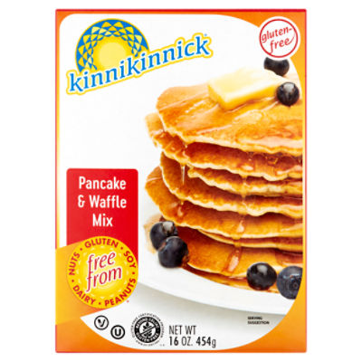 Kinnikinnick Pancake & Waffle Mix, 16 oz