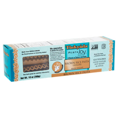 Tinkyáda Pasta Joy Ready Lasagne Brown Rice Pasta, 10 oz