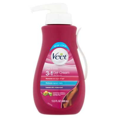 Veet Legs & Body 3in1 Hair Remover Gel Cream, 13.5 fl oz