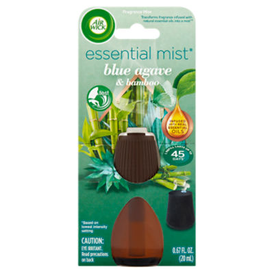 Air Wick Essential Mist Blue Agave & Bamboo Fragrance Mist, 0.67 fl oz, 0.67 Fluid ounce