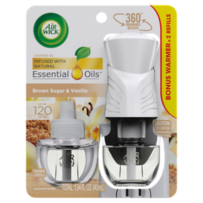 Glade PlugIns Scented Oil 2 Refills, Air Freshener, Apple Cinnamon, 2 x  1.34 oz