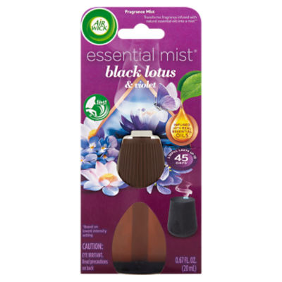 Air Wick Essential Mist Black Lotus & Violet Fragrance Mist, 0.67 fl oz