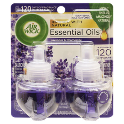 AIR WICK ESSENTIAL OILS REFILLS LAVENDER & CHAMOMILE 2 CT 1.34 ounce
