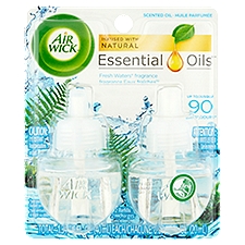 Air Wick Essential Oils Fresh Waters Fragrance, Scented Oil Refills, 1.42 Fluid ounce