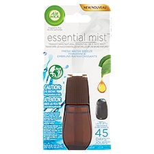 Air Wick Essential Mist Fresh Water Breeze, Fragrance Mist Refill, 0.67 Fluid ounce