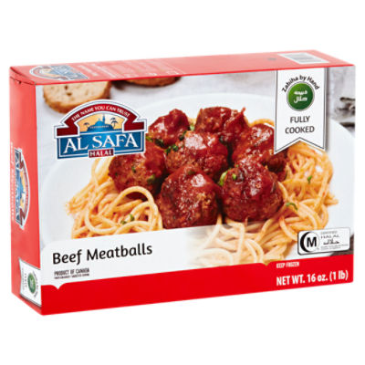 Al Safa Halal Beef Meatballs, 16 oz