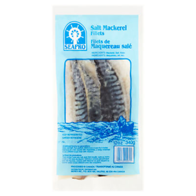 Seapro Salt Mackerel Fillets, 12 oz