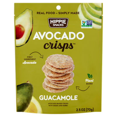 Hippie Snacks Guacamole Avocado Crisps, 2.5 oz
