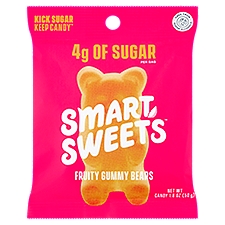 Smart Sweets Candy Fruity Gummy Bears, 1.8 Ounce