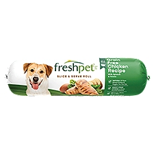 Freshpet Healthy & Natural Dog Food, Fresh Grain Free Chicken Roll, 1.5lb